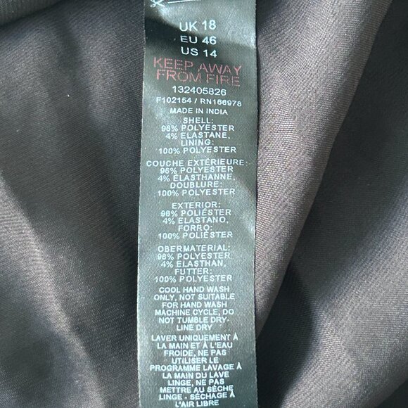 Miss Selfridge black diamante/beads mesh goth maxi skirt size 14 - Picture 11 of 11